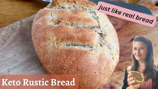 Rustic Bread  keto flourfree glutenfree [upl. by Clifford]