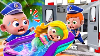 Baby Police Rescue Mermaid Pregnant🧟  Baby Police Song  Funny Baby Songs amp Toddler Songs [upl. by Kahn]