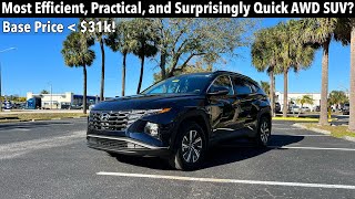 2023 Hyundai Tucson Hybrid Blue TEST DRIVEFULL REVIEW [upl. by Aliak533]