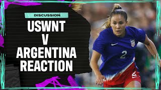 USWNT Win 30 vs Argentina USWNT Friendlies I Attacking Third [upl. by Ngo]