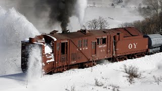 Steam Train Rotary Snow Plow [upl. by Yrrej515]