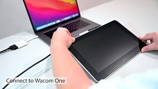 Connect amp download driver with Wacom One and Mac [upl. by Nohtiek]