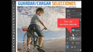 Guardar o cargar selección  Adobe Photoshop CC 2017 [upl. by Mou]