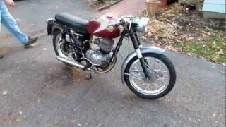 1964 Ducati Bronco 125 starting [upl. by Micky]