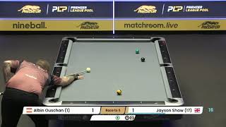 Albin Ouschan vs Jayson Shaw  2022 Premier League Pool  Day 6  Stage 2 [upl. by Myranda]