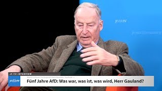 Alexander Gauland Fünf Jahre AfD JFTV Interview [upl. by Sifan]