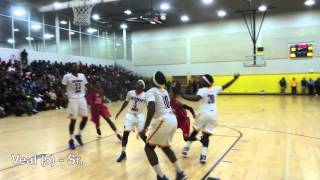 Helen Cox throws down big dunks in season opening win over LandryWalker [upl. by Ailongam51]