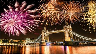 🔴 2024 ENGLAND LONDON NEW YEAR FIREWORKS AND COUNTDOWN HAPPY NEW YEAR [upl. by Blainey205]