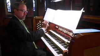 John Cook Paean on Divinum Mysterium  Mark Dwyer Organist  AeolianSkinner Pipe Organ [upl. by Daniell614]