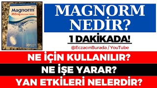 Magnorm Efervesan Tablet Nedir Ne İçin Kullanılır Ne İşe Yarar Yan Etkileri Nelerdir GÜNCEL [upl. by Annaoy323]