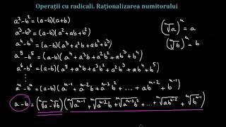 Operații cu radicali Raționalizarea numitorului II  LectiiVirtualero [upl. by Enorahs158]