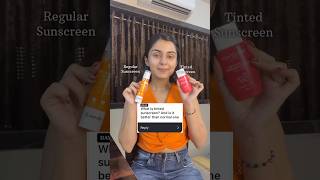 Day 39100 Is tinted sunscreen better☀️ sunscreen tintedsunscreen skincareproducts dryskin [upl. by Janot]