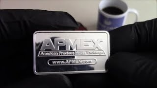 Fake Apmex silver bar Investigation amp conclusion [upl. by Oberon]