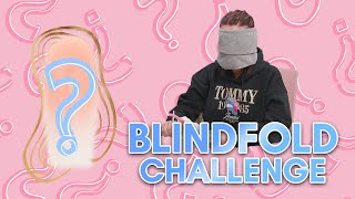 Blindfold Challenge  ACRYLIC NAILS BLINDFOLDED [upl. by Rollie]