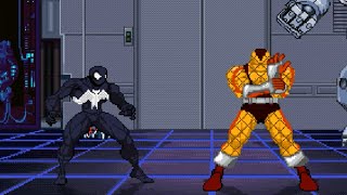 MUGEN Battle Showcase Symbiote SpiderMan Vs Shocker [upl. by Corabella]