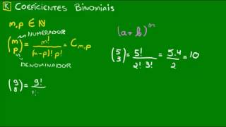 Coeficientes binomiais  Aula 1 [upl. by Jallier]