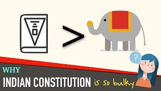 Why INDIAN Constitution is Lengthiest Constitution in the world  Indian Polity for UPSC [upl. by Irena]