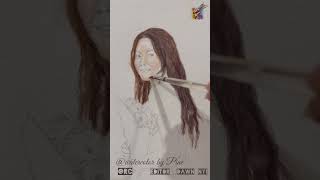 A cute girl with watercolor shorts how to draw watercolor man drawing drawings Satisying [upl. by Arnaldo]