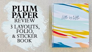 PLUM PAPER PLANNERS WEEKLY  DAILY [upl. by Knuth]