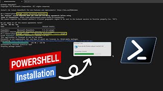 How to install new version of powershell in windows 1011  powershell installation  Powershell 73 [upl. by Orecul833]