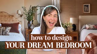 Easy DESIGN TIPS for creating your DREAM BEDROOM [upl. by Debor]