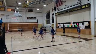 Cabrillo JV Volleyball 🏐 Tournament vs Santa Maria Frosh set 1 [upl. by Snahc]