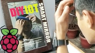 DIY IOT Smart Mirror With News amp Temperature Latest Tech 2019 Electronics ECE Project [upl. by Airottiv]