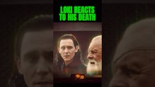 Loki Reacts to his death🫣Marvel Loki Sciencefiction Disney [upl. by Travus]