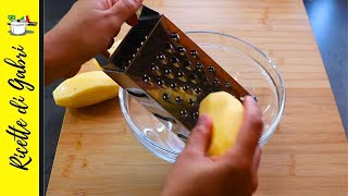 Più buona della pizza Basta grattugiare le patate Ricette di Gabri [upl. by Schwartz]