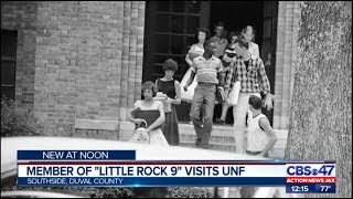 Member of Little Rock 9 visits UNF [upl. by Ardnekal]