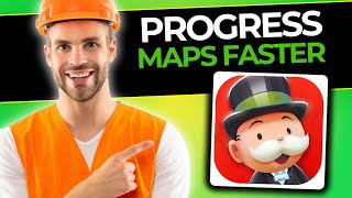 How To Progress Through Maps Faster In Monopoly Go  Full Guide 2024 [upl. by Nesyrb]