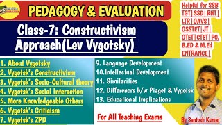 Constructivist ApproachLev VygotskyPedagogy and EvaluationSSB TGT ampRHTSSDOAVSLTRAll Exams [upl. by Lamrouex]