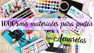 GUÍA COMPLETA MATERIALES PARA PINTAR CON ACUARELAS Tips Opinión Precios [upl. by Philipp406]