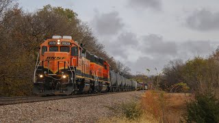 BNSF 2028 leads the 605 Local [upl. by Jeaz]