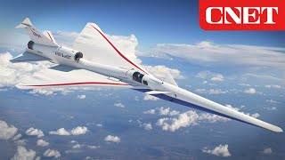 Exclusive look at NASAs lowboom supersonic plane [upl. by Behlau214]