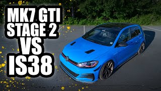 MK75 GTI EQT Stage 2 vs EQT IS38 Turbo Upgrade [upl. by Ahon]