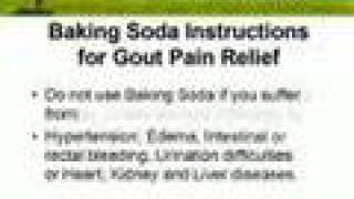 Gout Natural Remedies  Baking Soda [upl. by Ivanna]