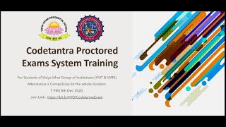 Codetantra Online exam  Introduction  demo of codetantra online exam [upl. by Aldous570]