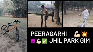 peeragarhi gym Park 💪🏻✅ videocycleride park gym [upl. by Latimer]