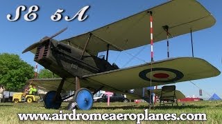 SE 5A Airdrome Aeroplanes SE5A WWI replica fighter experimental aircraft kit [upl. by Alonso]