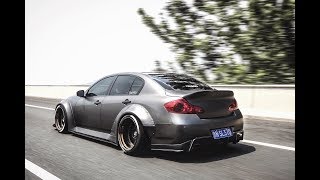 AYs Widebody G37 sedan first look [upl. by Lais]