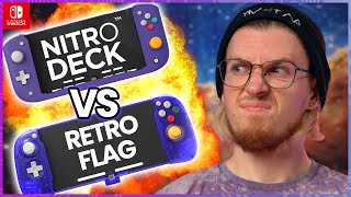 Which is The ULTIMATE for Switch  Nitro Deck VS RetroFlag [upl. by Ddarb442]