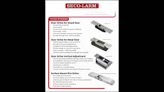 Secolarm Enforcer Access Control Products  Available at Cable and Connections [upl. by Charleen903]