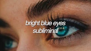 Powerful Blue Eyes Subliminal  Get Bright Blue Eyes FAST [upl. by Melena10]