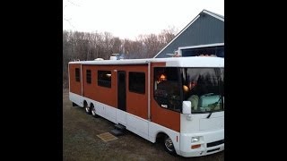 Installing a wood stove in my RV getting off the grid [upl. by Broddy]