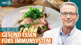 Gemüse Fisch und Hülsenfrüchte fürs Immunsystem  Iss besser  ARD GESUND [upl. by Ahtabat]