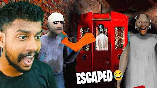 EPIC TRAIN ESCAPE FROM GRANNYS HOSPATHRI 😂 Granny 4 Mortuary Madness [upl. by Kries]