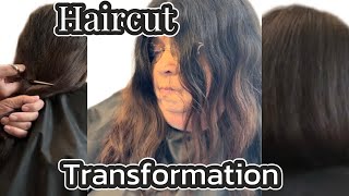 Haircut Transformation 🥰💕💕 [upl. by Yeltnarb]