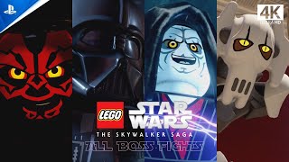 All Bosses in Lego Star Wars The Skywalker Saga  PS5 Walkthrough No Commentary  4K Gameplay [upl. by Agrippina396]