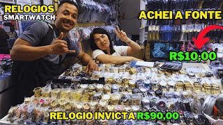 REVELADO Fornecedor de Relógios BARATINHO no ATACADO😱 Relogio Invicta Aparti de R90 ACHEI NA 25 [upl. by Colin836]